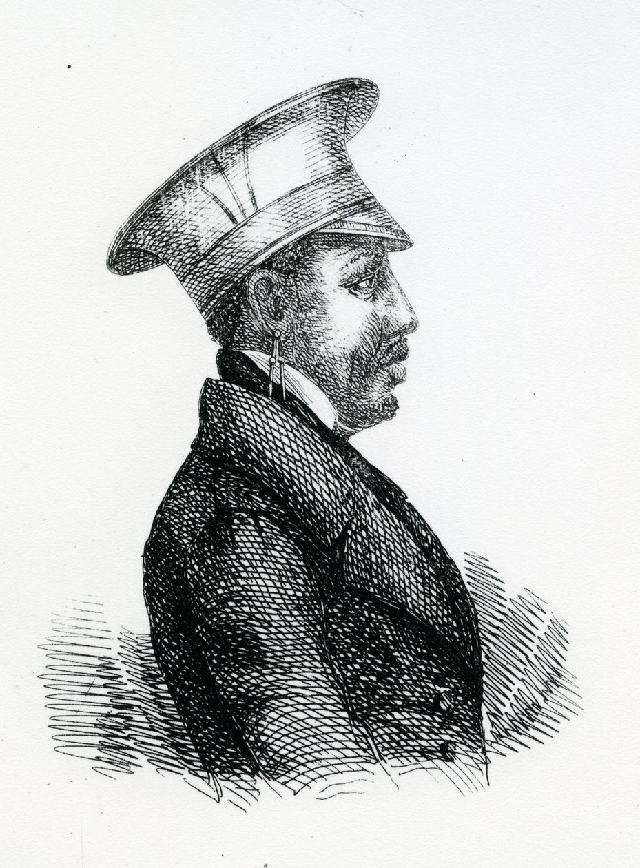 Re Moshoeshoe I (c.1786-1870) da English School