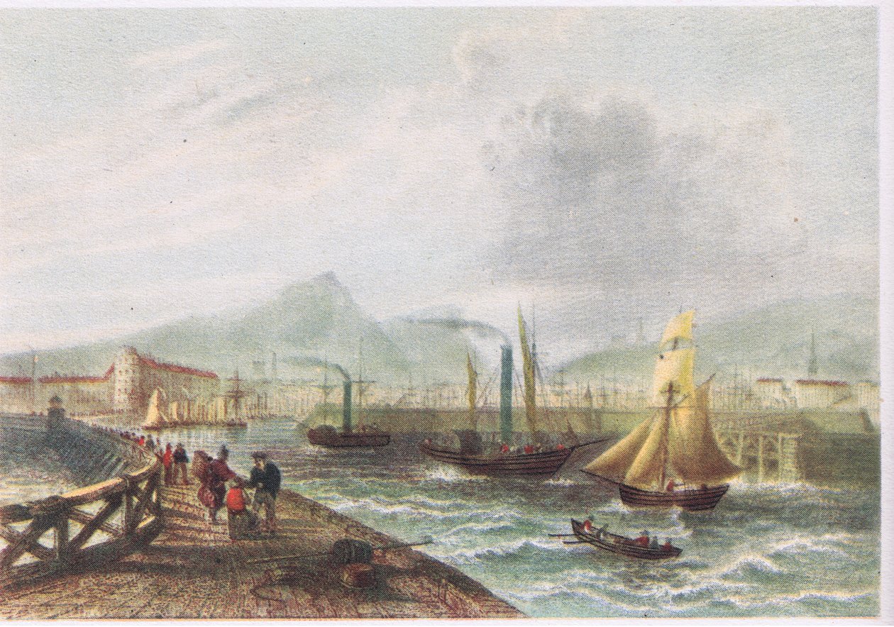 Porto di Leith 1842 da English School