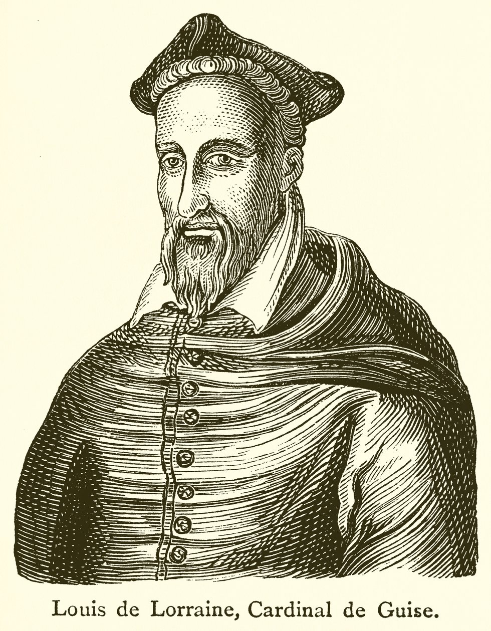 Luigi di Lorena, Cardinale di Guisa da English School