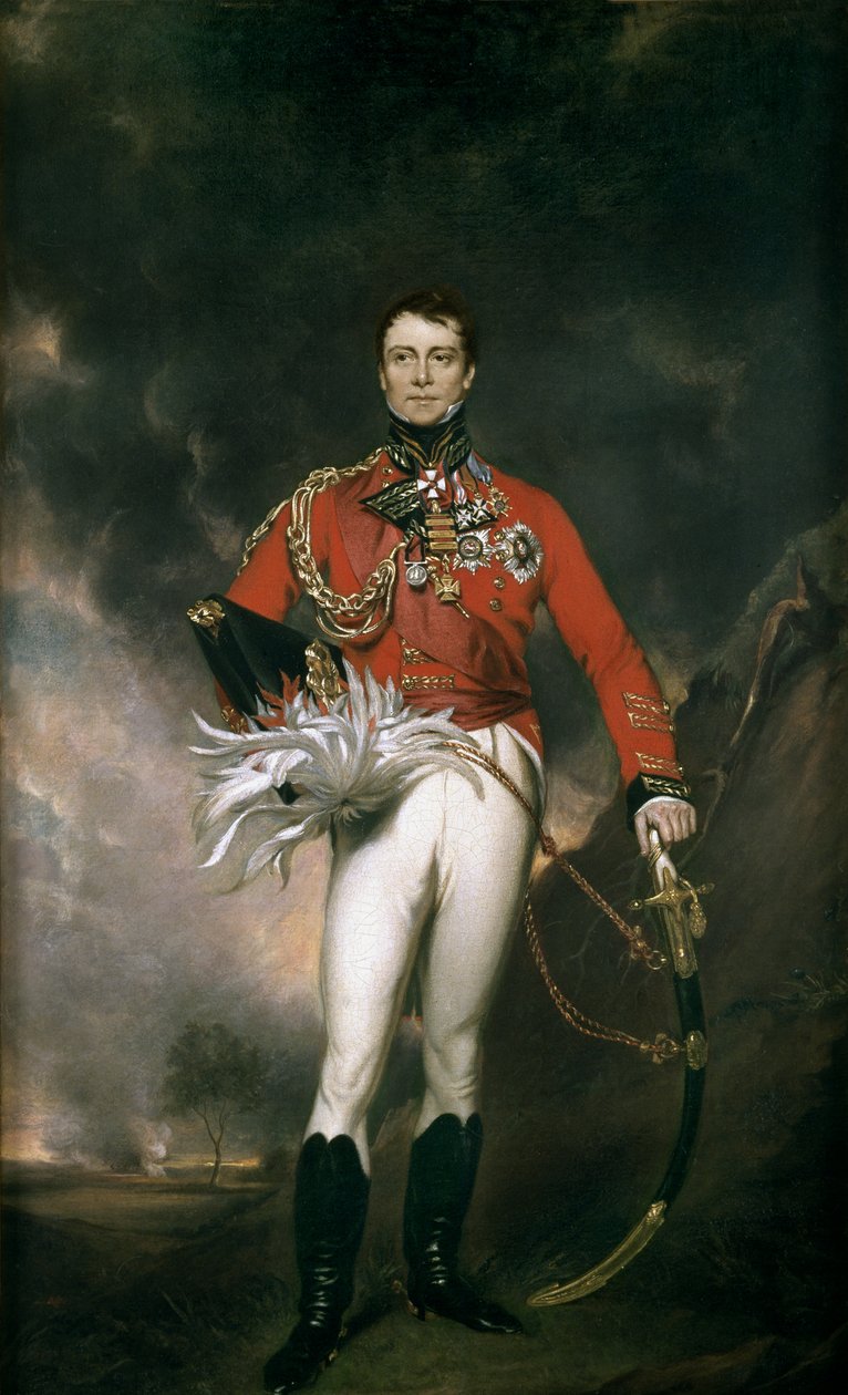 Maggiore Generale Sir James Kempt, c.1824 da English School