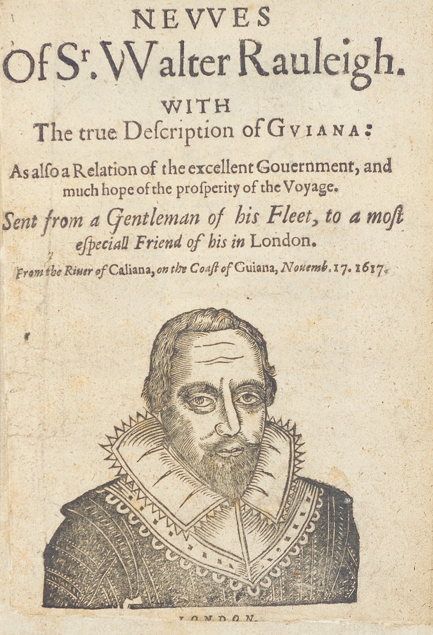 Notizie di Sir Walter Raleigh da English School
