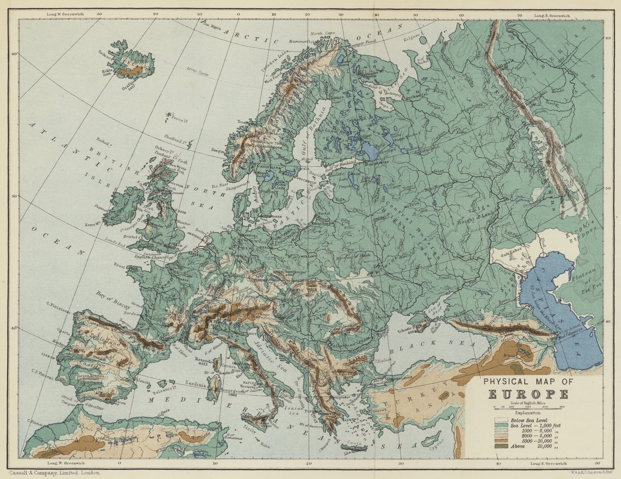 Mappa fisica dell