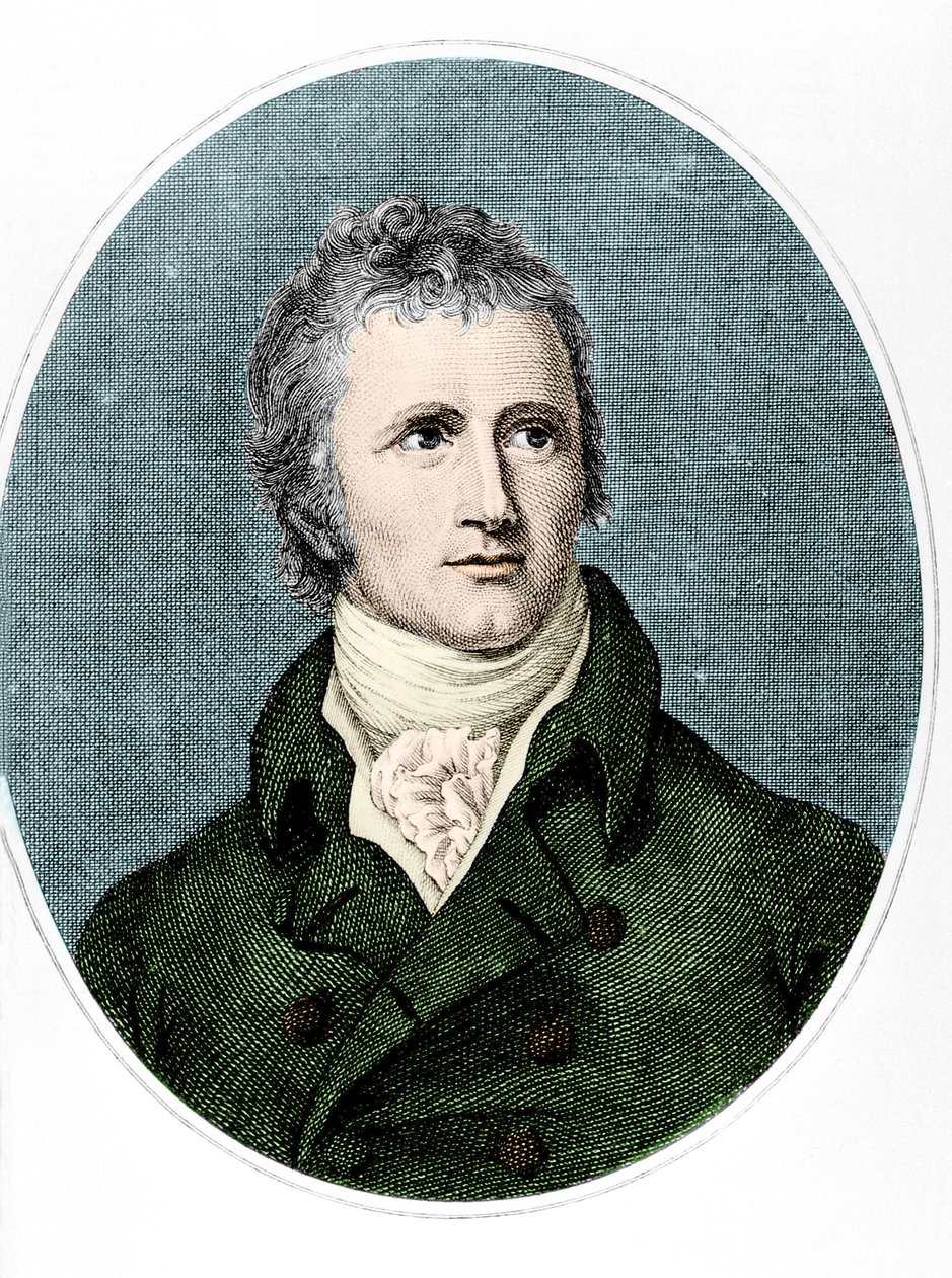 Ritratto di Alexander MacKenzie (incisione colorata) da English School