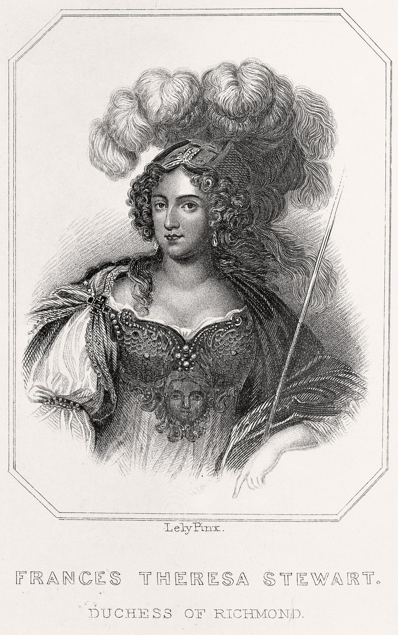 Ritratto di Frances Theresa Stewart da English School