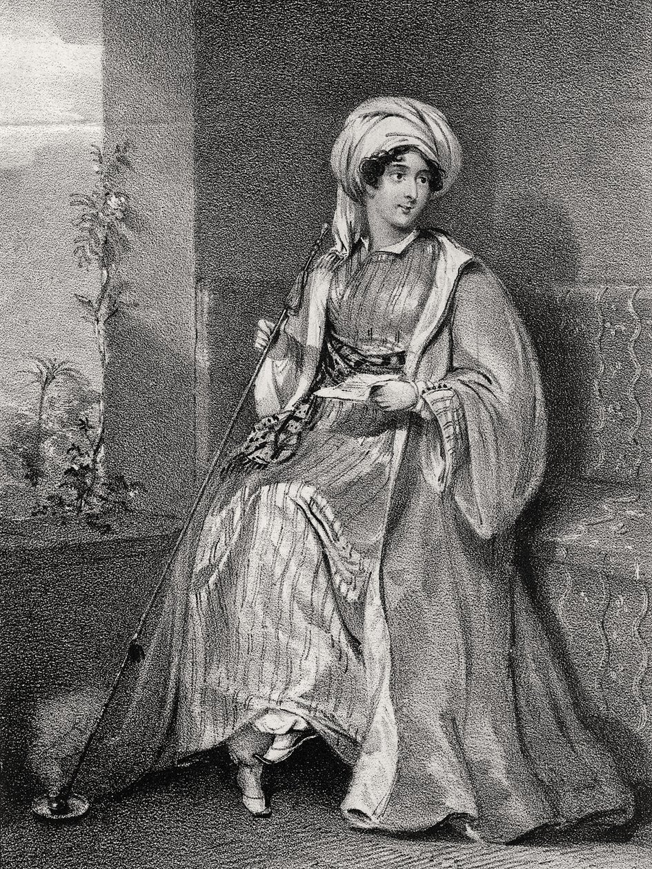 Ritratto di Lady Hester Stanhope da English School