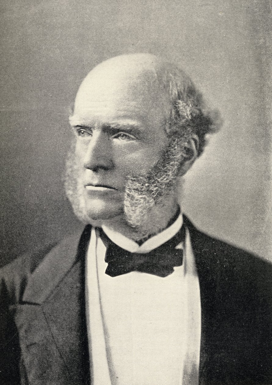 Ritratto di Thomas Hughes (1822-96) da English School