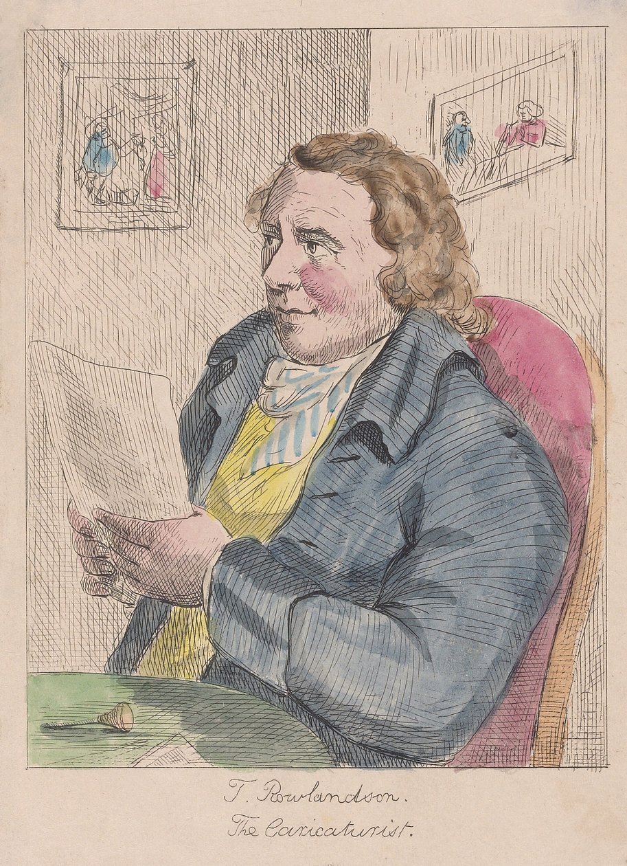 Ritratto di Thomas Rowlandson da English School