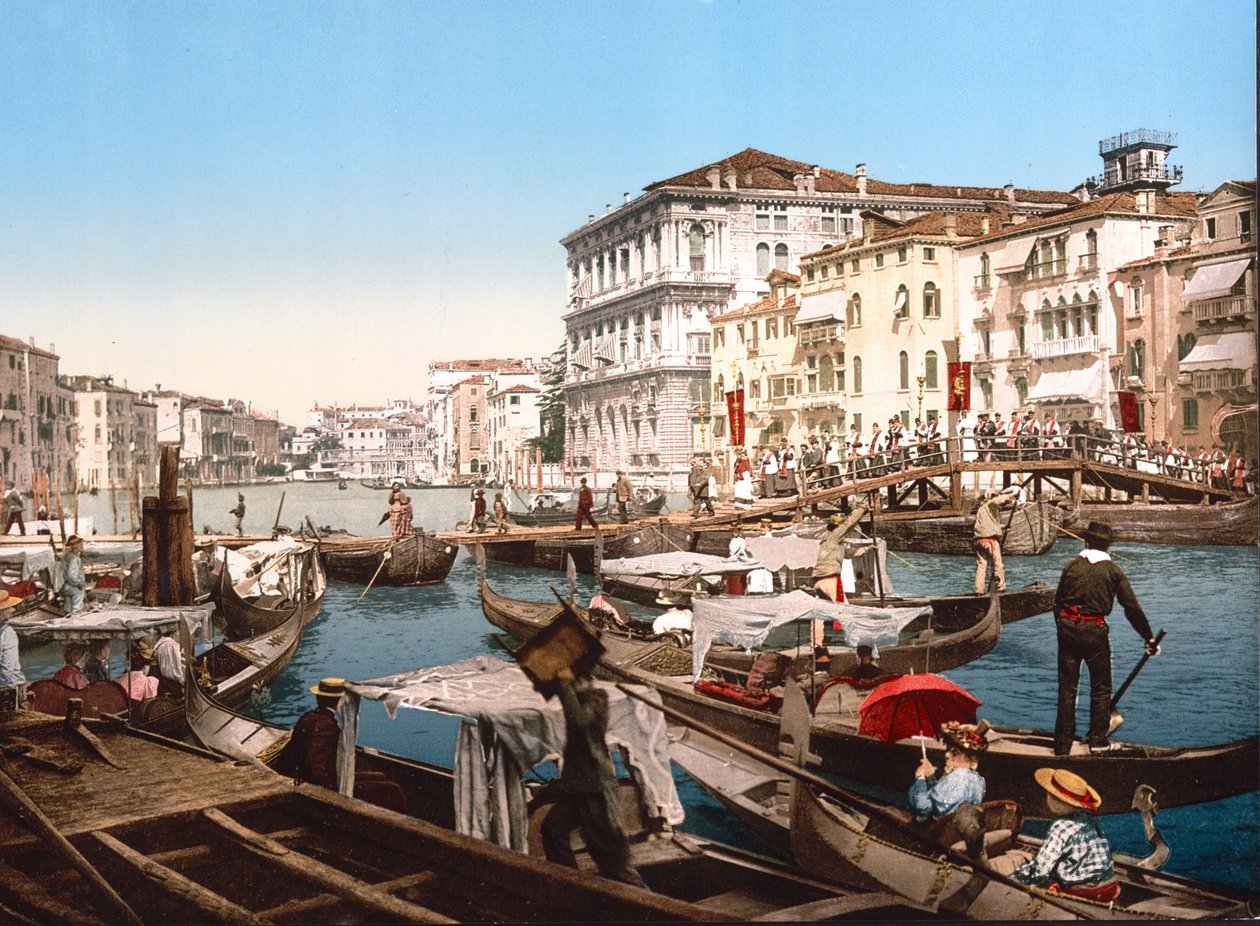 Processione sul Canal Grande, Venezia da English School