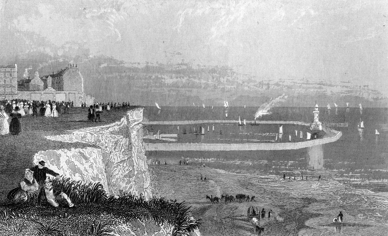 Porto di Ramsgate, c.1840s da English School