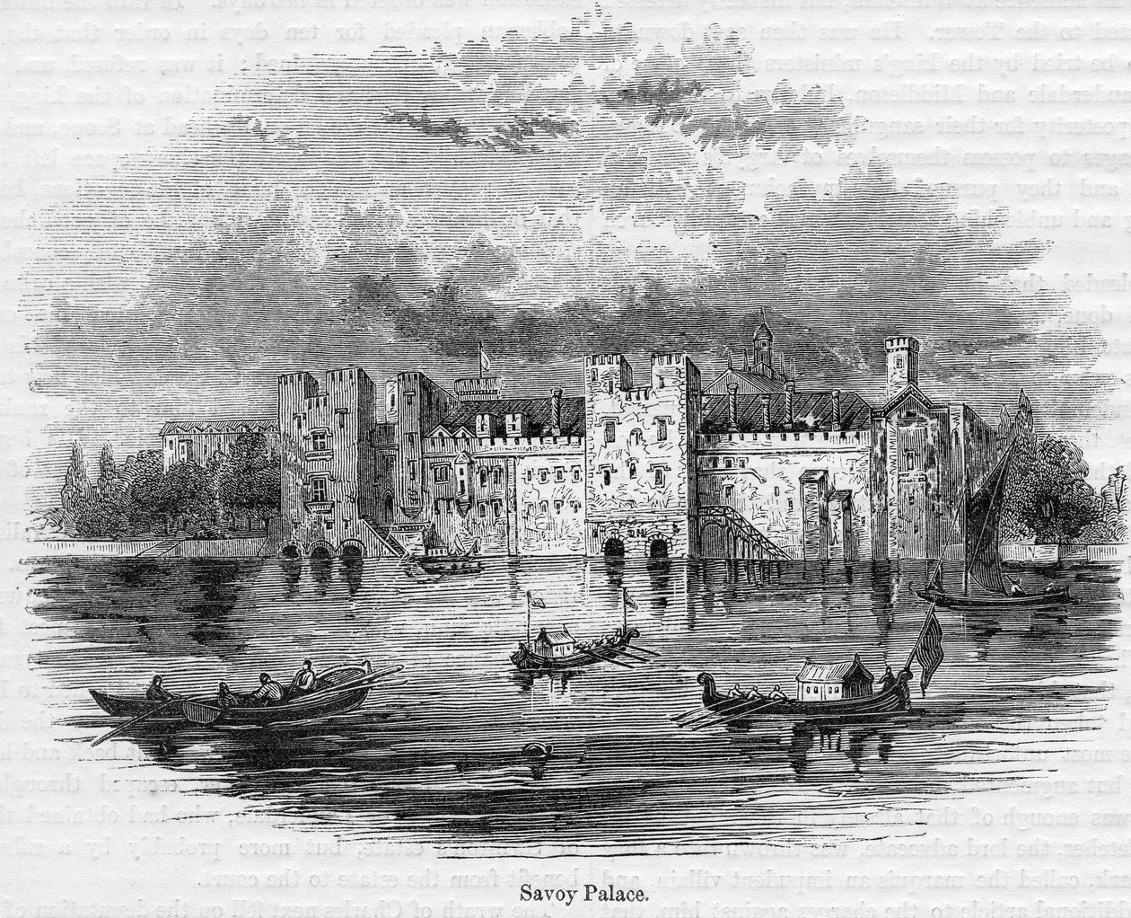 Savoy Palace, 1661 da English School