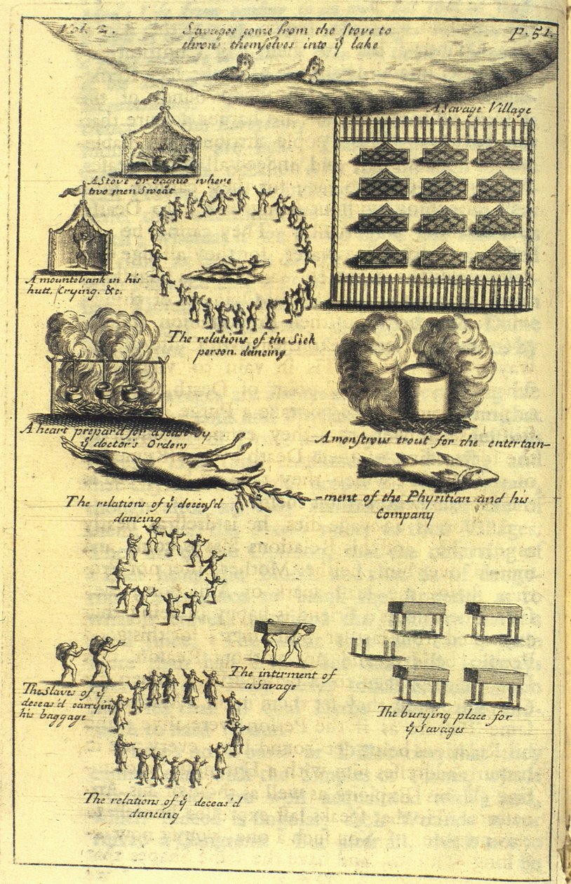 Rituali di malattia e morte, 1703 da English School