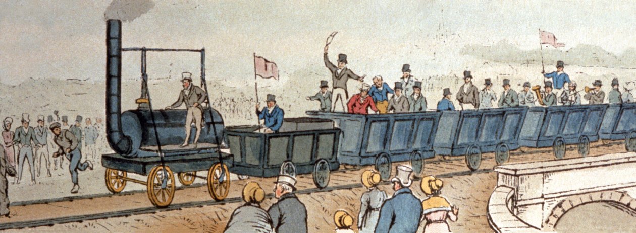 Stockton-Darlington Railway. circa 1830 da English School