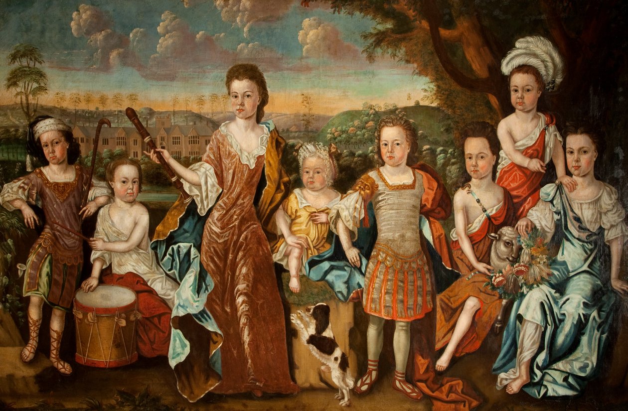 La famiglia Strachey, c.1710 da English School