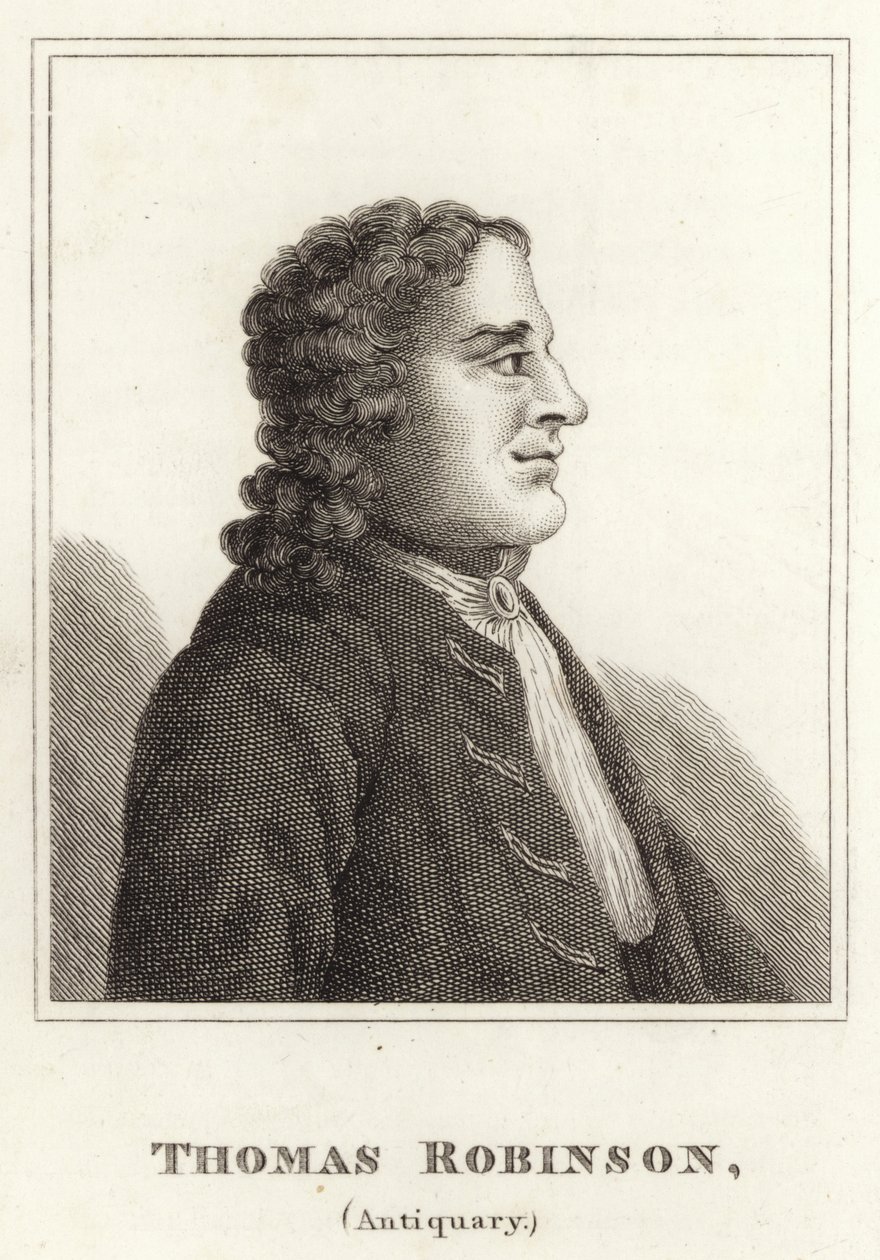 Thomas Robinson, Antiquario da English School