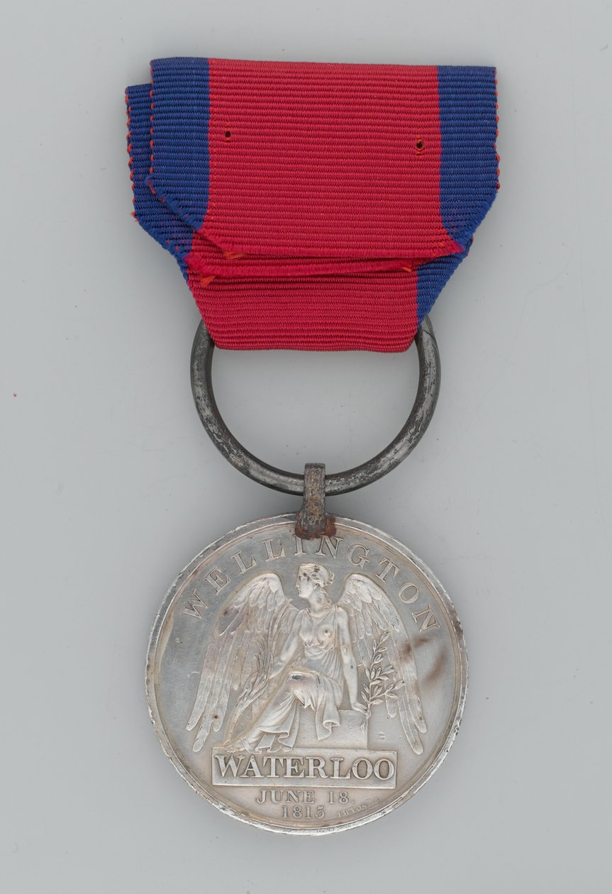 Medaglia di Waterloo da English School