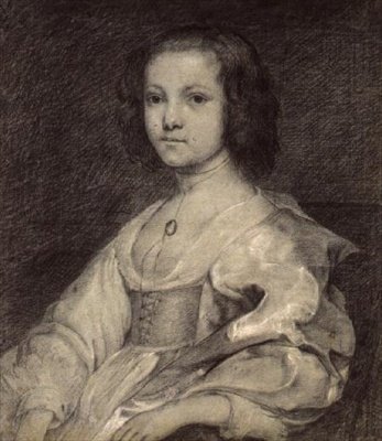 Giovane donna in costume, c.1630 da English School