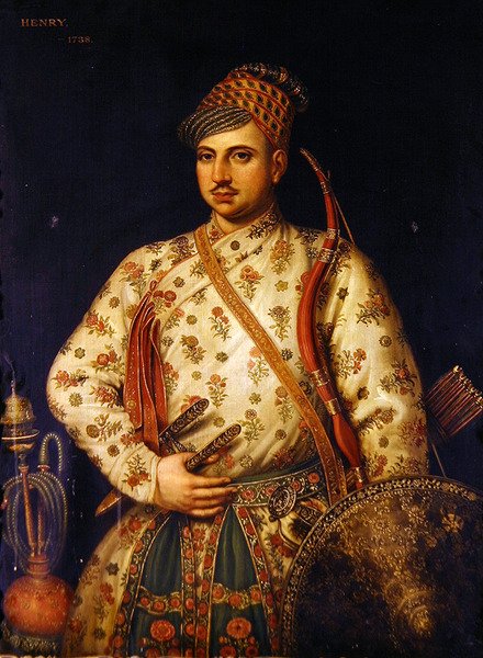 Ritratto di un principe Moghul da Enoch Seeman