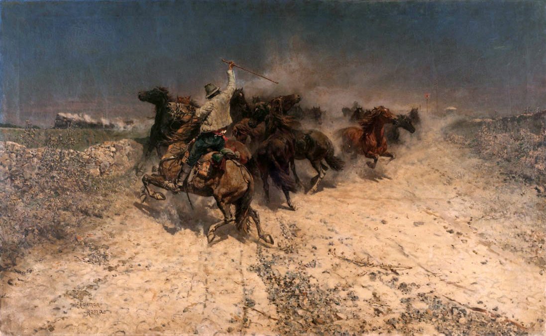 Panico cavalli in corsa da Enrico Coleman