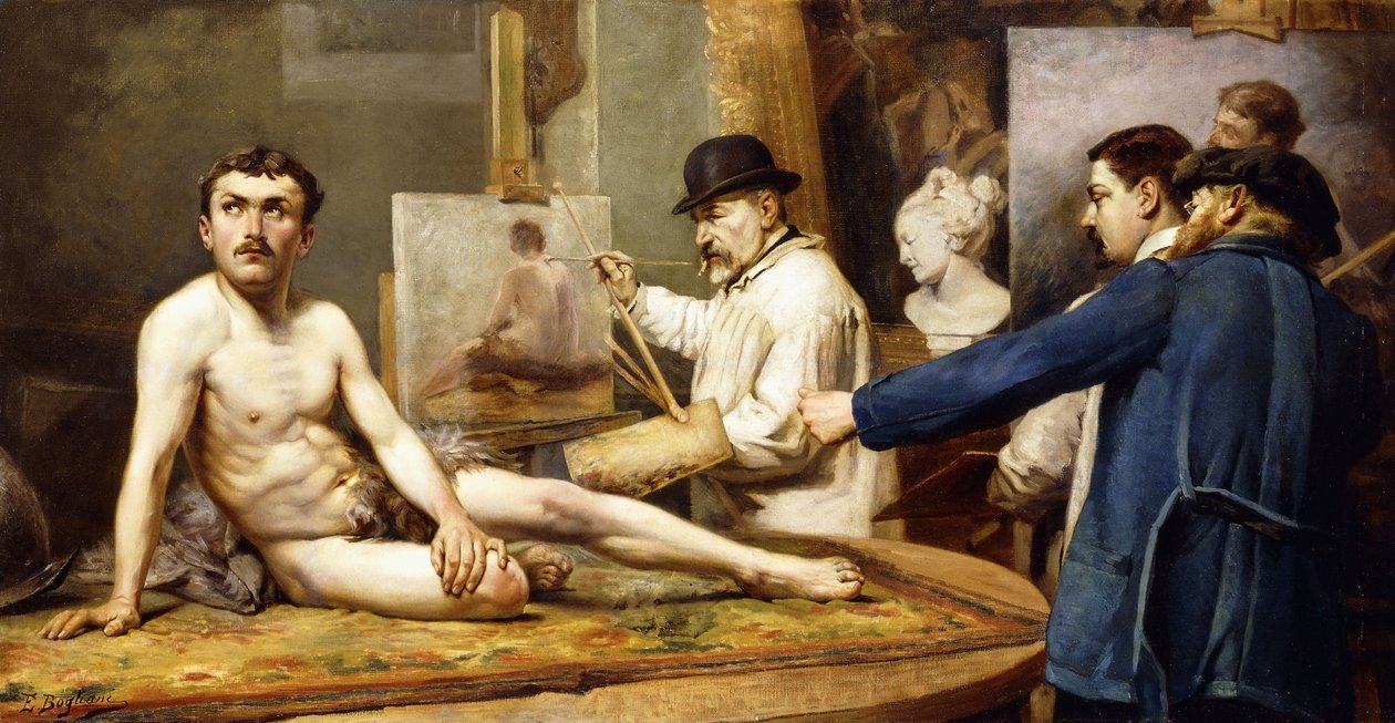 Davanti al Pittore da Enrico Bogliani