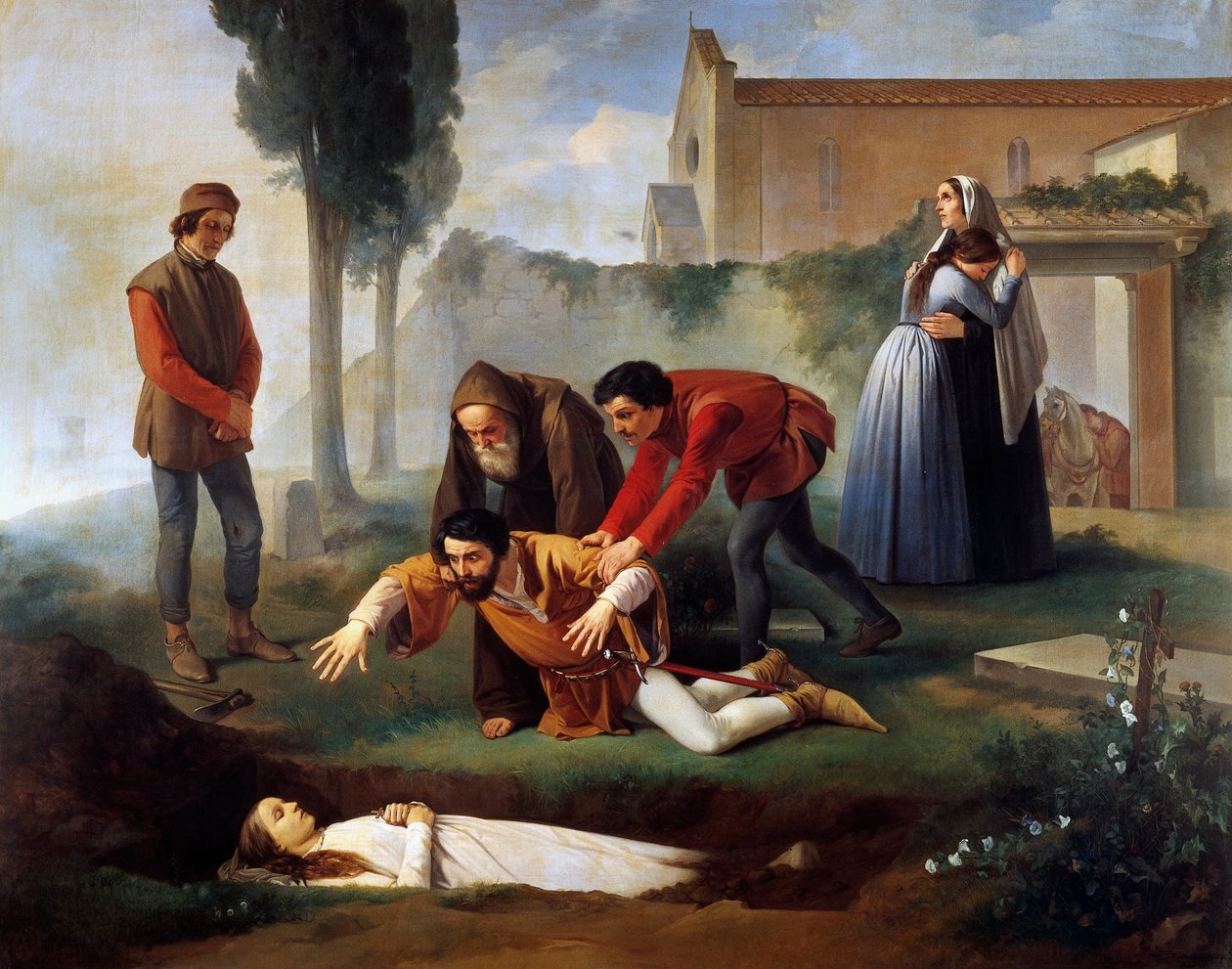 Sepoltura di Pia de Tolomei da Enrico Pollastrini