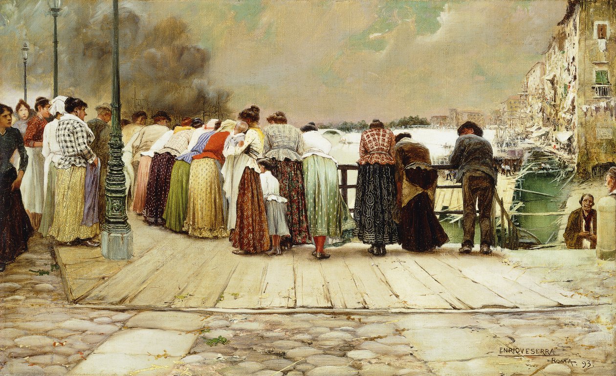 Sul ponte, 1893 da Enrique Serra
