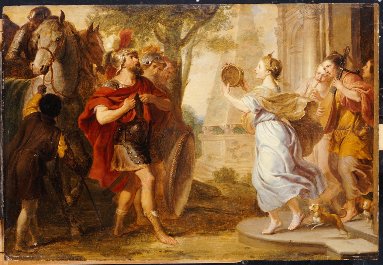 Iefte accolto dalla figlia da Erasmus Quellinus