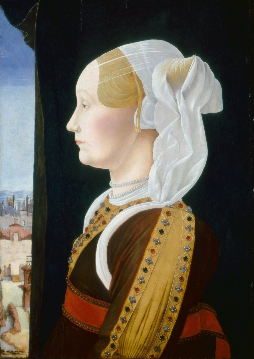Dittico Bentivoglio, ala destra, scena da Ercole de Roberti