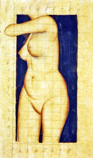 Studio per torso femminile senza testa da Eric Gill