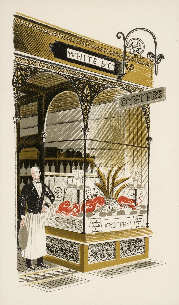 Bar delle ostriche, c.1938 da Eric Ravilious