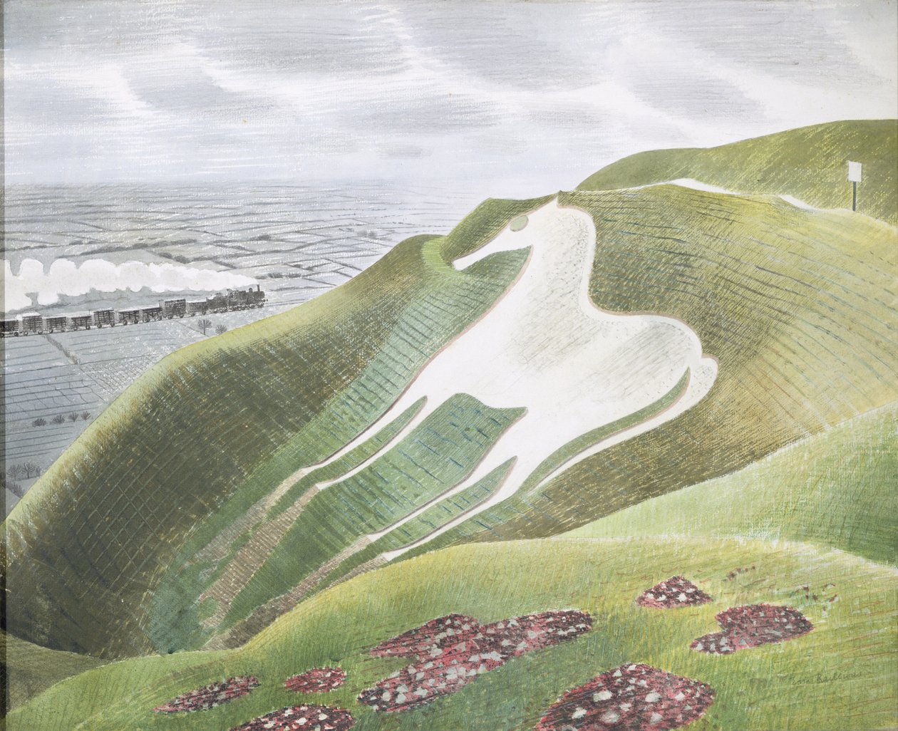 Il cavallo di Westbury da Eric Ravilious