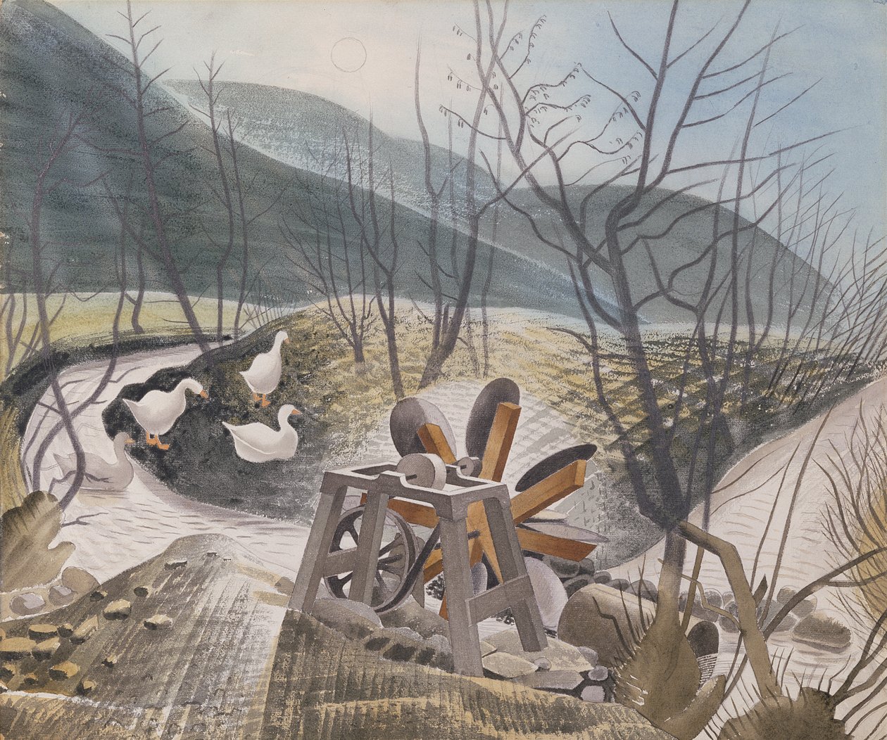 Ruota idraulica, 1938 da Eric Ravilious