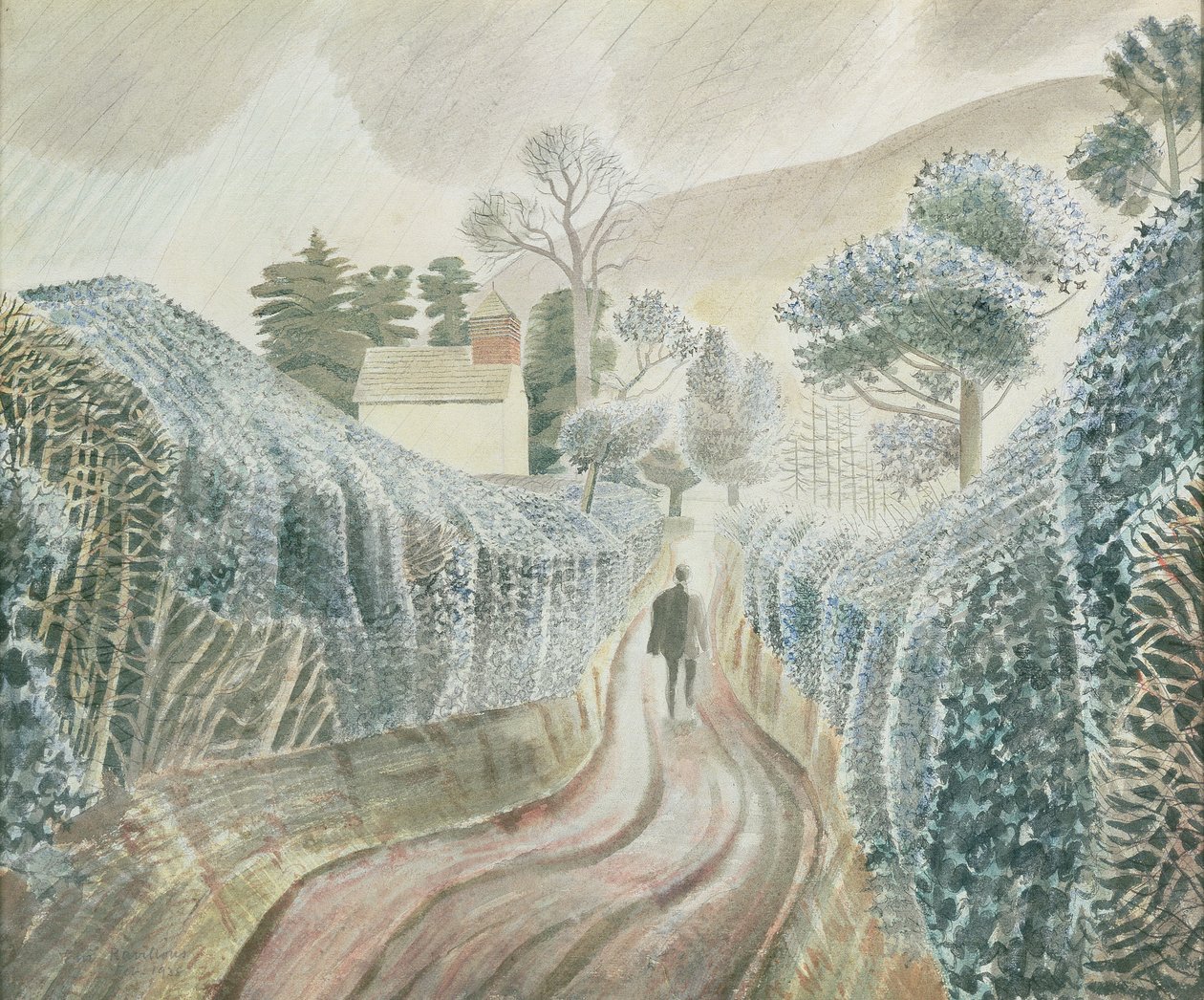 Pomeriggio piovoso, 1928 da Eric Ravilious
