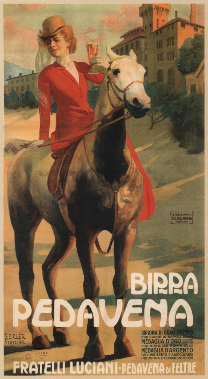 Birra Pedavena, 1900-1910 da Erich Erler