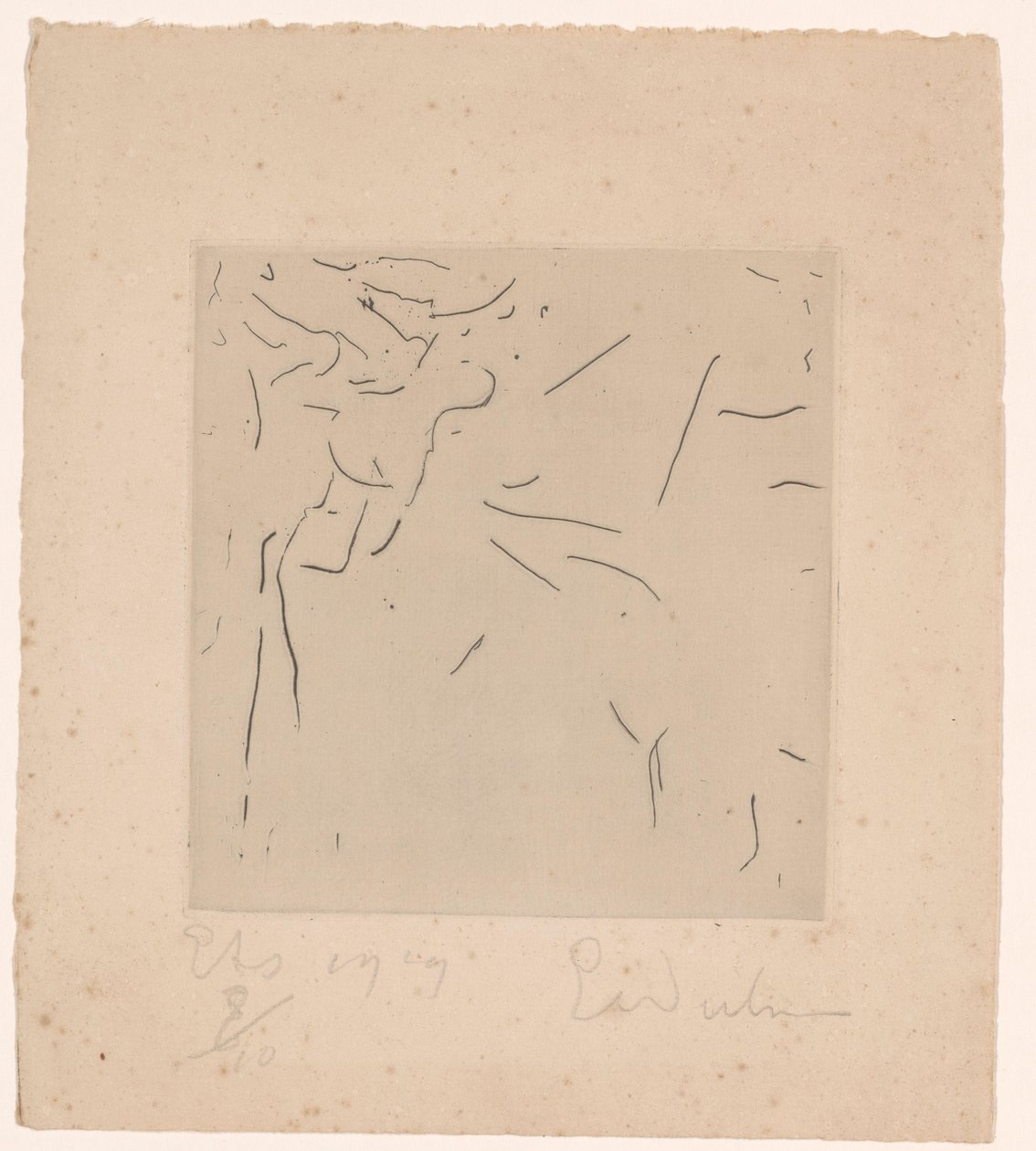 Composizione astratta da Erich Wichmann (signed by artist)