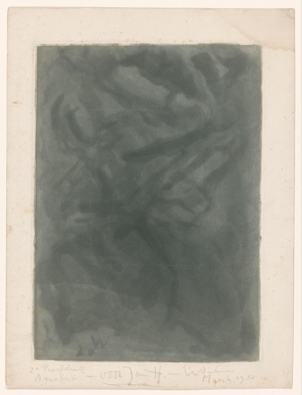 Composizione astratta da Erich Wichmann (signed by artist)