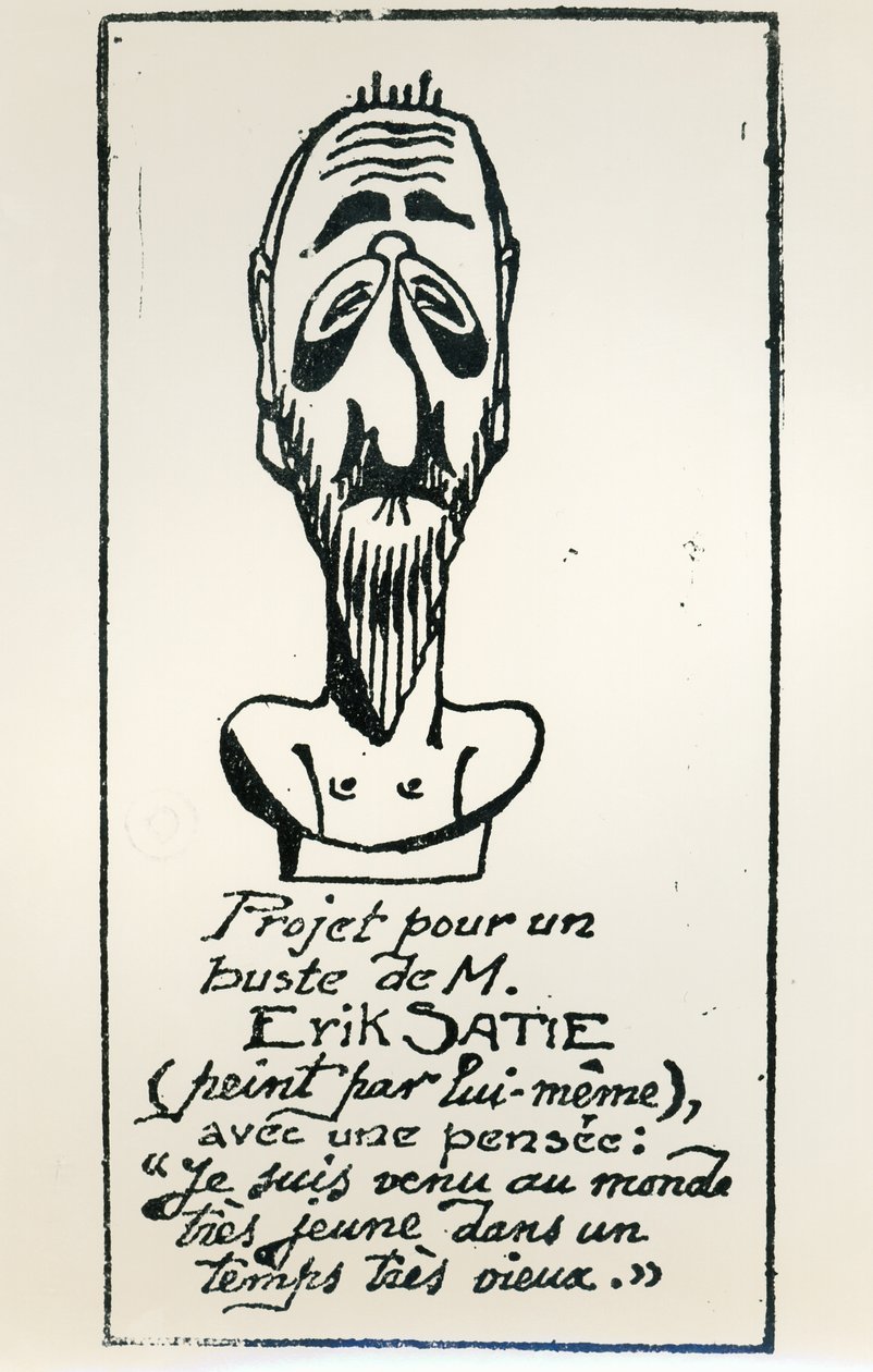 Autoritratto, inizio XX secolo da Erik Satie