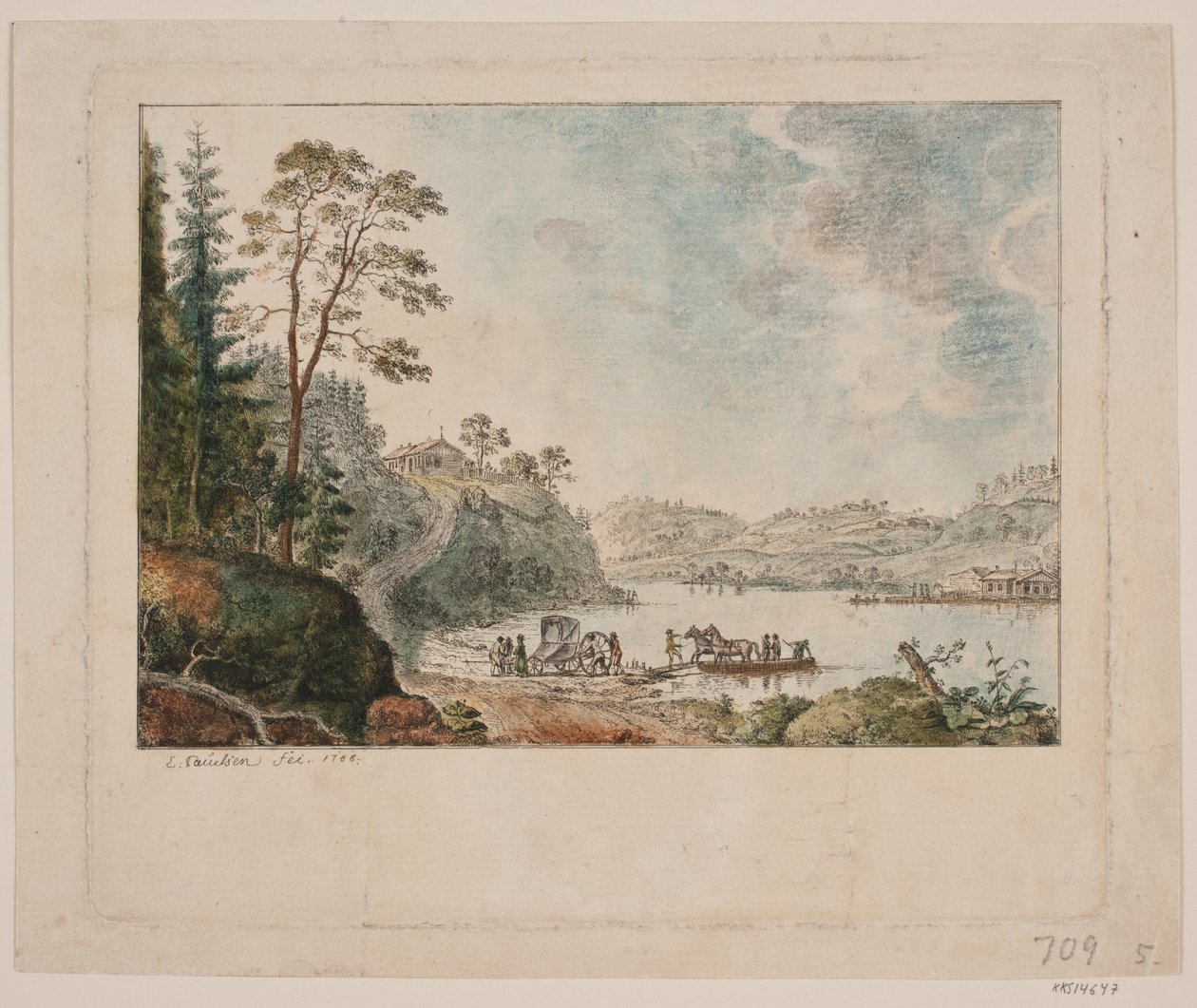 Paesaggio norvegese da Erik Pauelsen