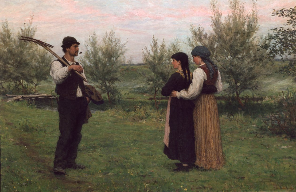 Un incontro da Erik Theodor Werenskiold
