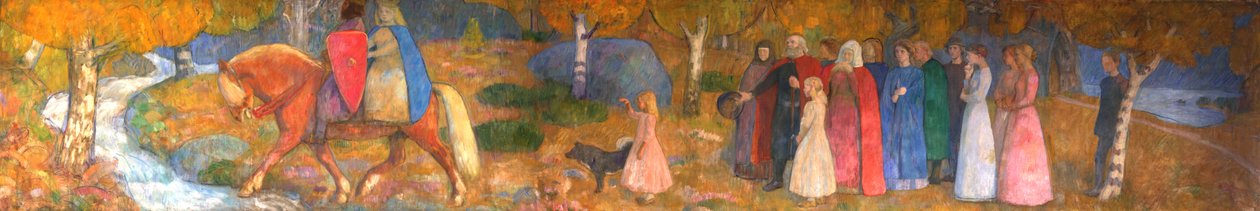 La piccola Kjersti e il re degli elfi da Erik Theodor Werenskiold