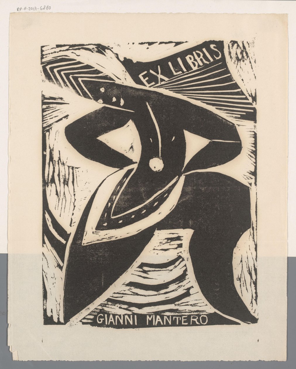 Ex libris di Gianni Mantero da Erna Levy Friedländer