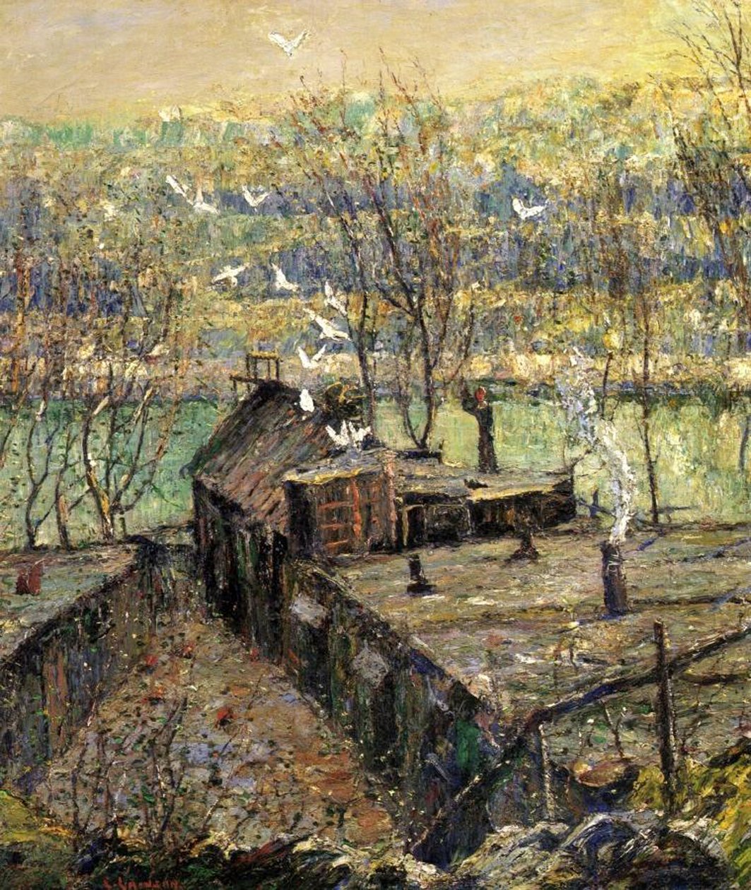 Il piccionaia, c.1916 da Ernest Lawson