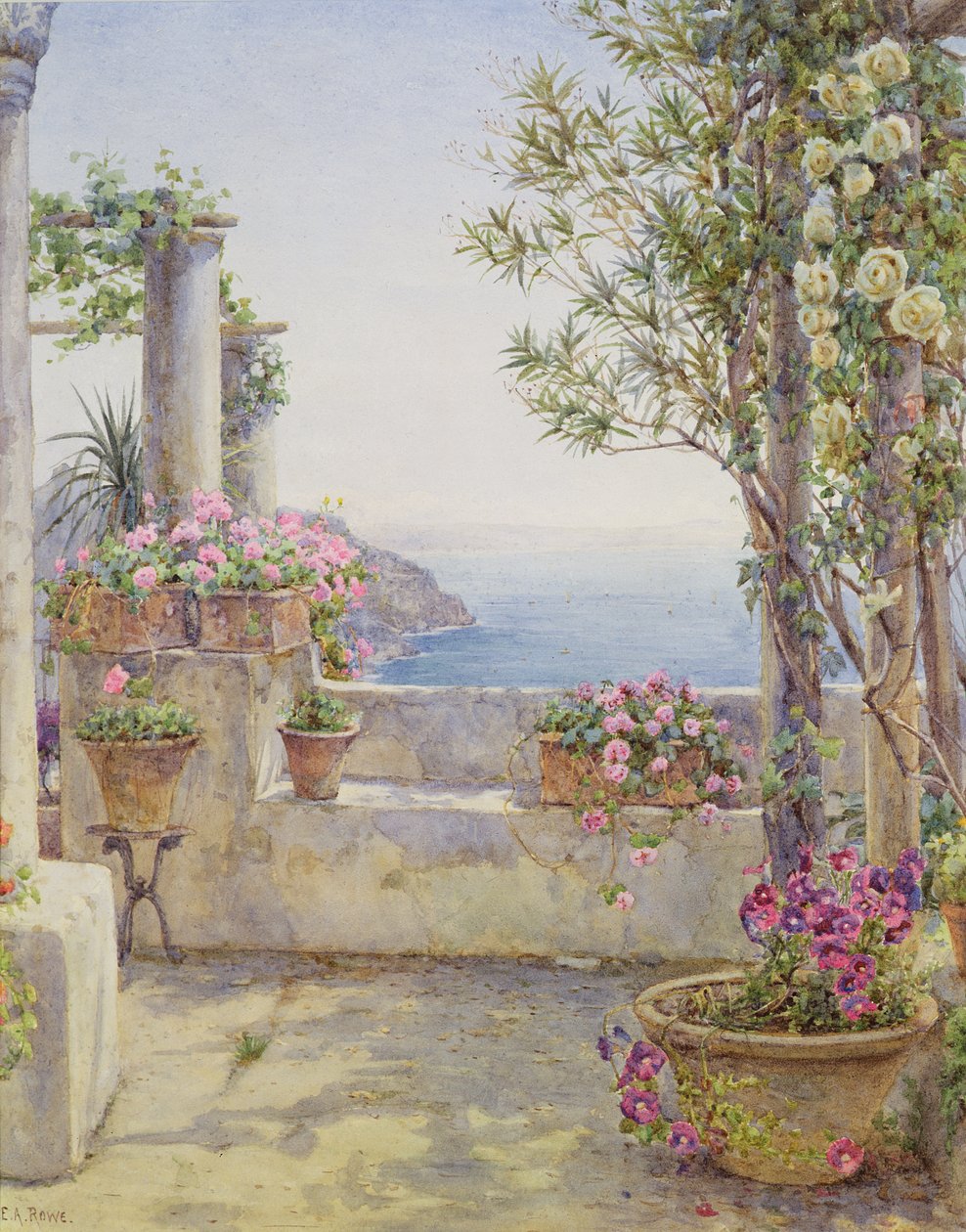 Un balcone italiano da Ernest Arthur Rowe