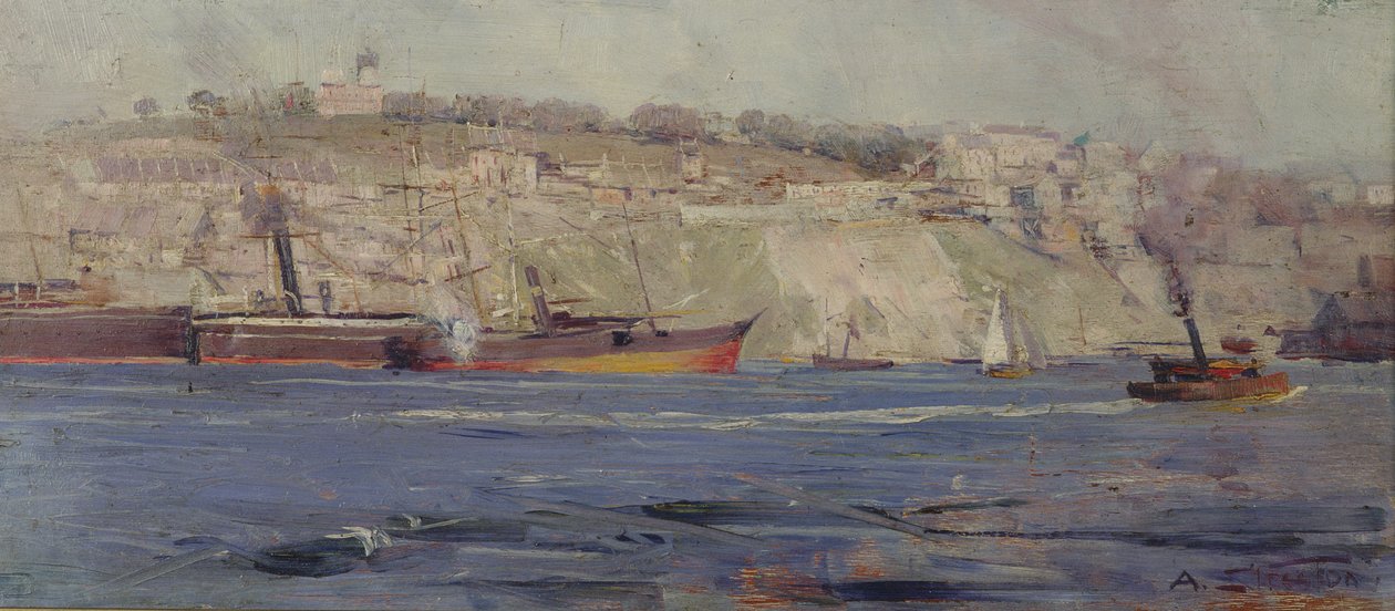 Osservatorio Hill, Millers Point, Sydney da Arthur Streeton
