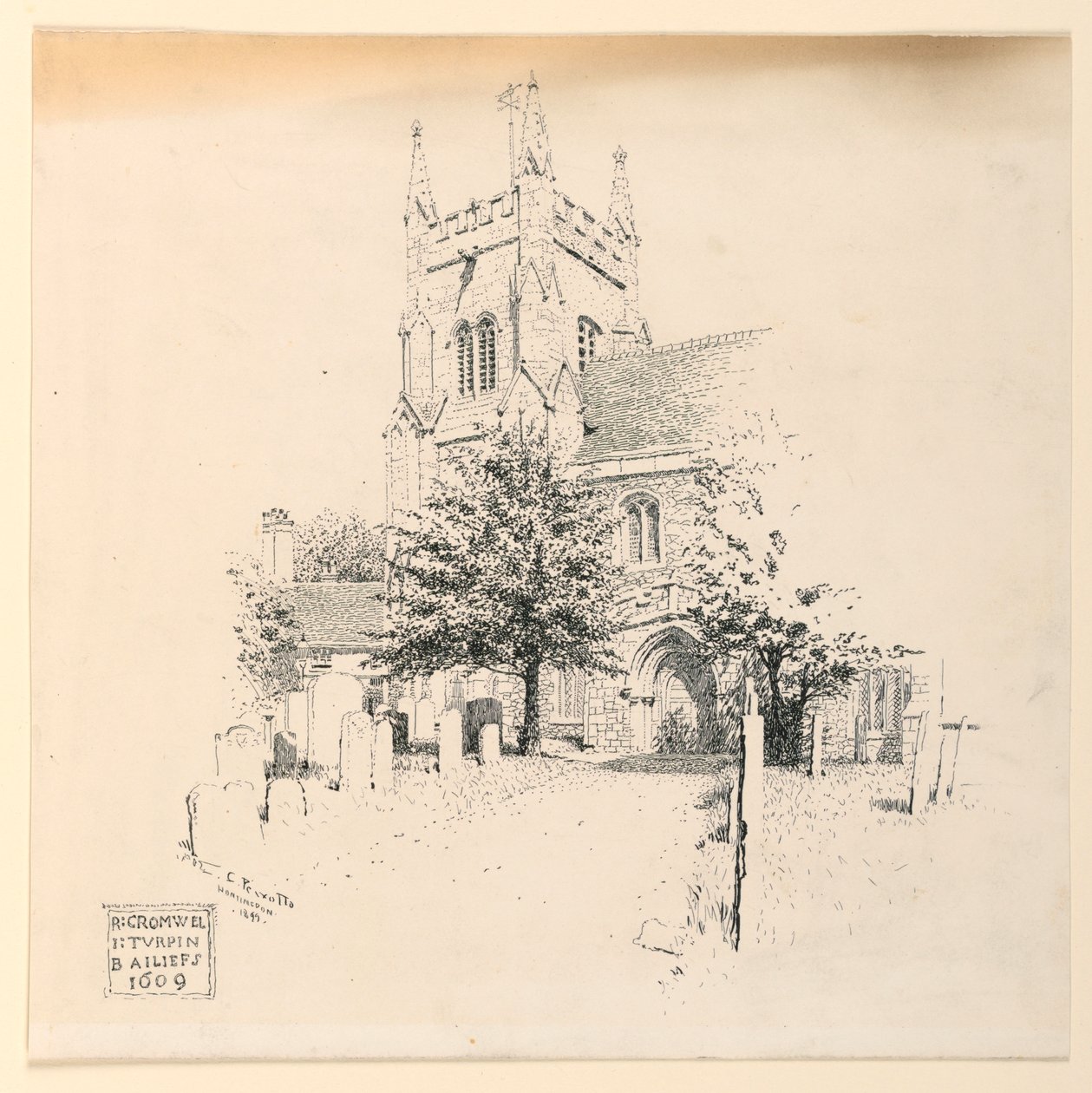 Chiesa di Santa Maria, Huntingdon da Ernest Clifford Peixotto