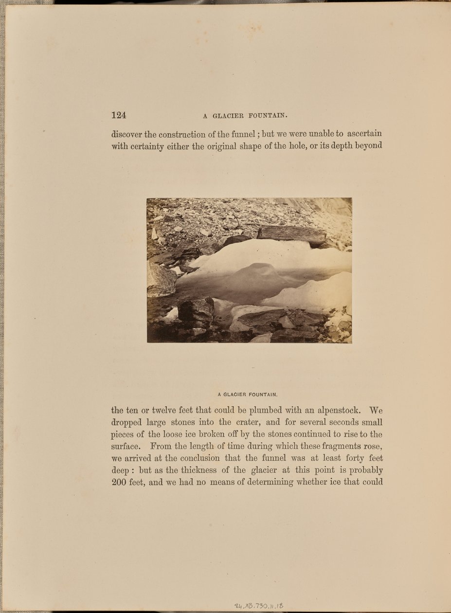 Una fontana di ghiacciaio da Ernest H. Edwards