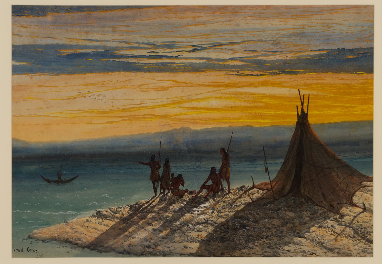 Paesaggio Preistorico, 1869 da Ernest Henry Griset