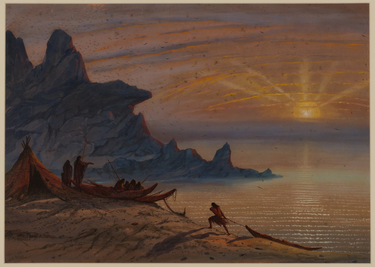 Tramonto, 1871 da Ernest Henry Griset