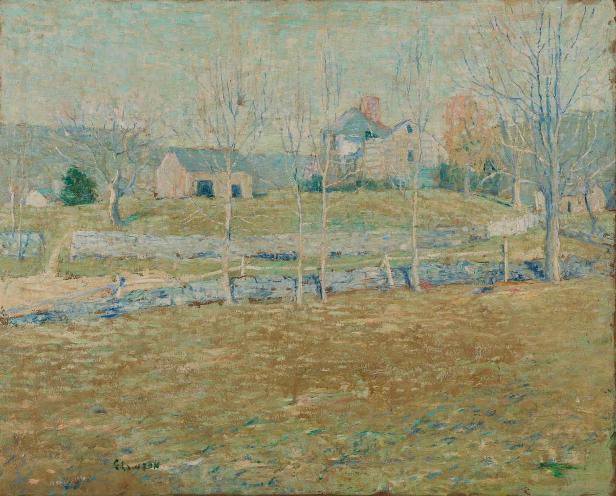 Una fattoria abbandonata da Ernest Lawson