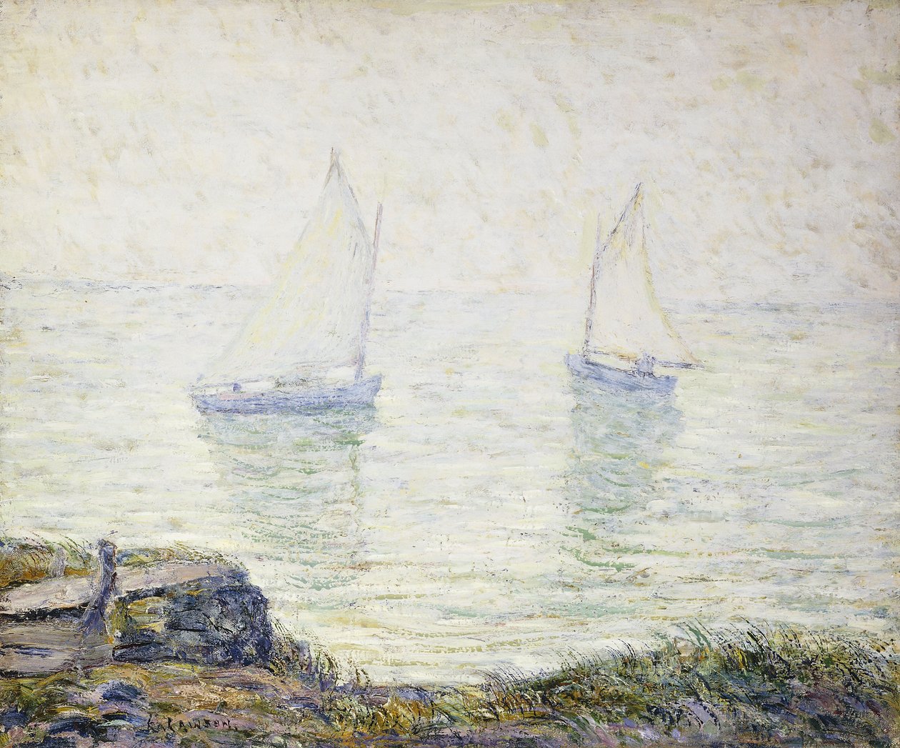 Barche a vela da Ernest Lawson