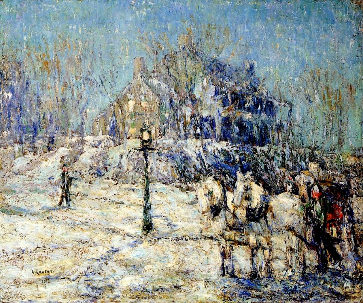 La casa Dyckman, 1913 da Ernest Lawson